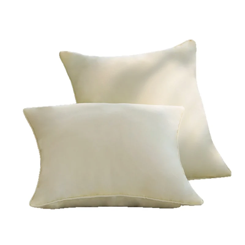 Square Decorative Cushion Cover made of silky Microvelours with fine piping and concealed zipper Stornfield