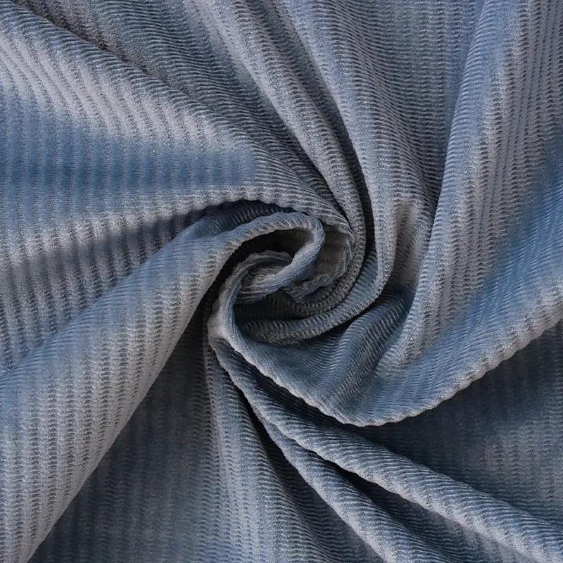 Square cord decorative pillow cover with fine ribbed structure and concealed zipper Stornfield