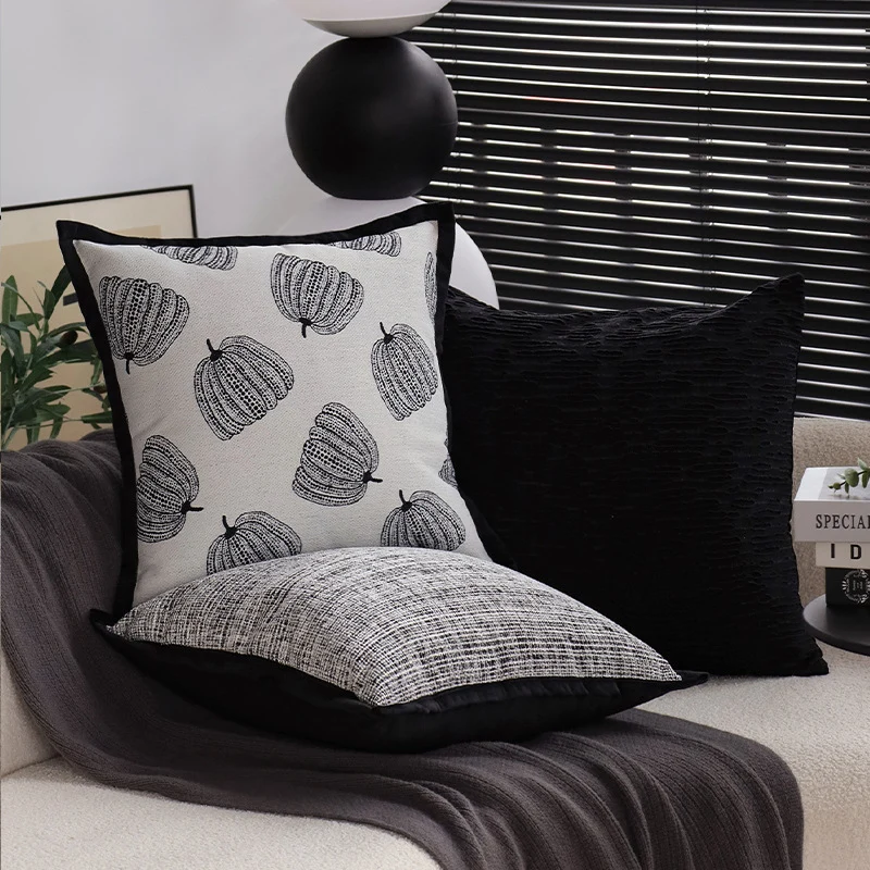 Macrame Cushion Cover with Hand-Knotted Fringe Edge Stornfield