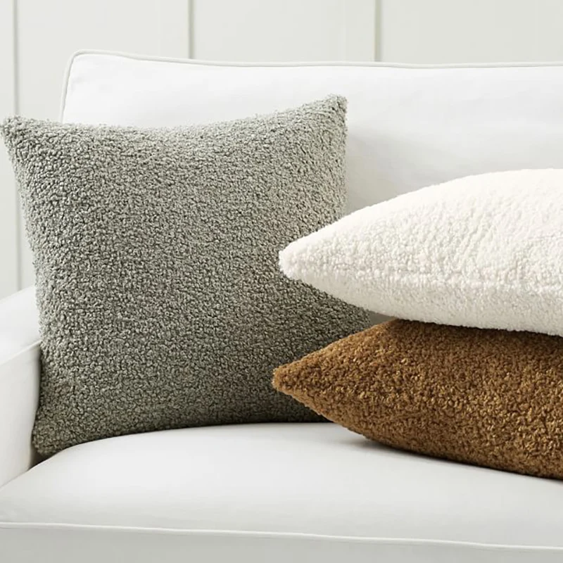Cuddle cushion with teddy fleece cover and soft polyester filling Stornfield