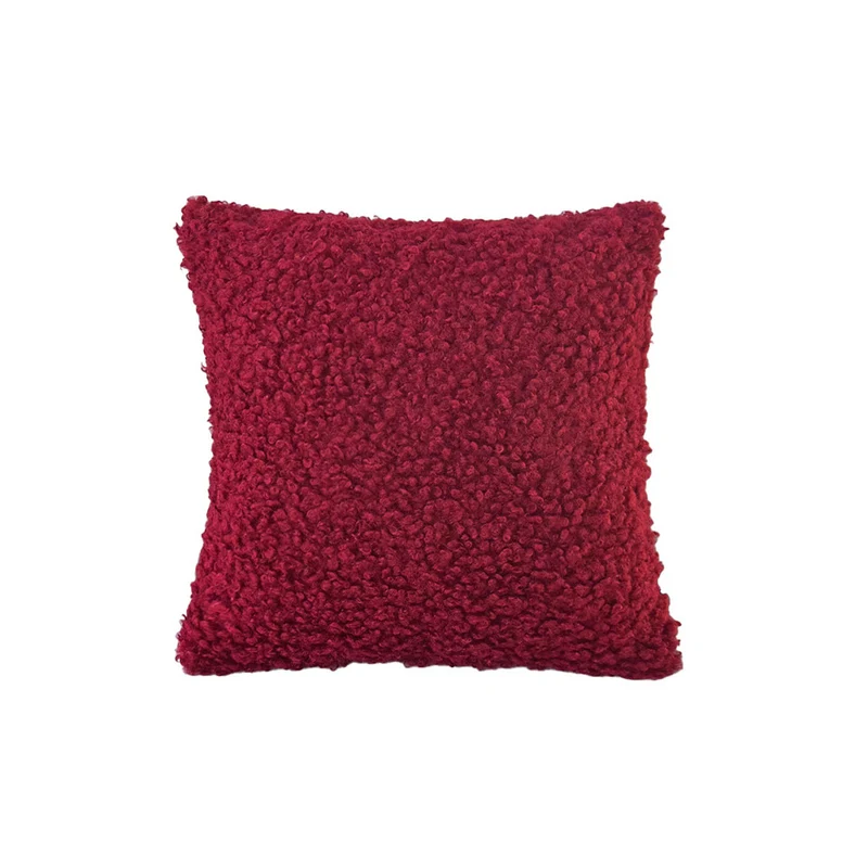 Cuddle cushion in teddy/bouclè look with soft filling Stornfield