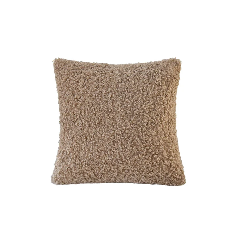 Cuddle cushion in teddy/bouclè look with soft filling Stornfield
