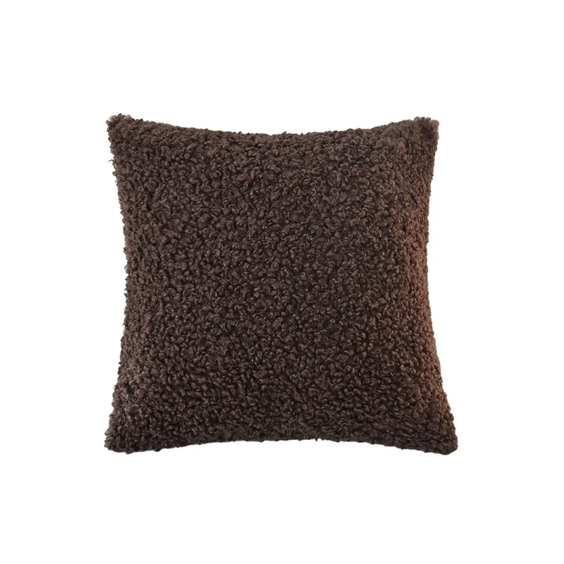 Cuddle cushion in teddy/bouclè look with soft filling Stornfield