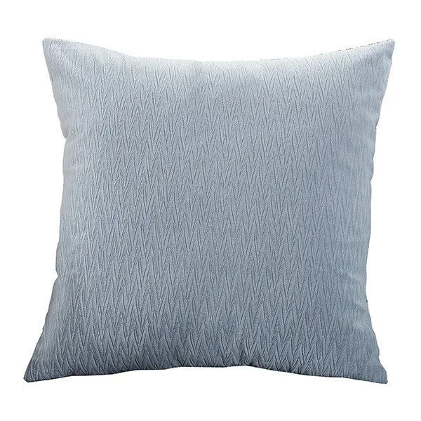 Comfort decorative pillow cover with fine chevron relief made of chenille fabric Stornfield