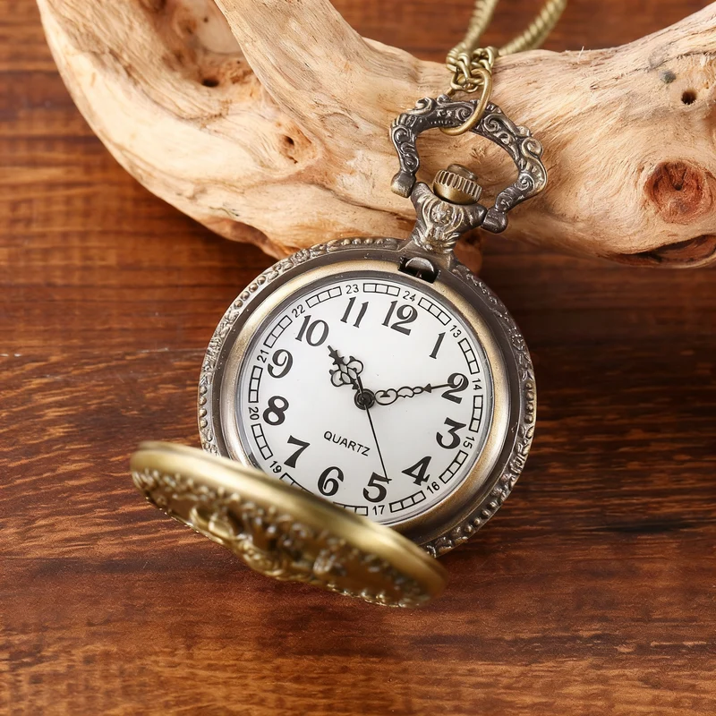 Taschenuhr mit Zeigern, 40 mm Durchmesser