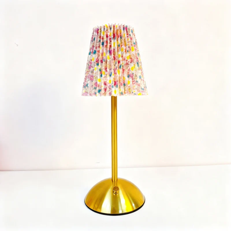 Stoff-Tischlampe mit Touchschalter, 12 Modell