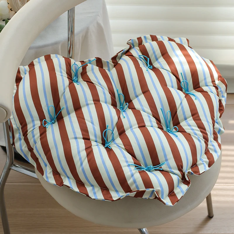 Heart-shaped padded floor cushion Stornfield