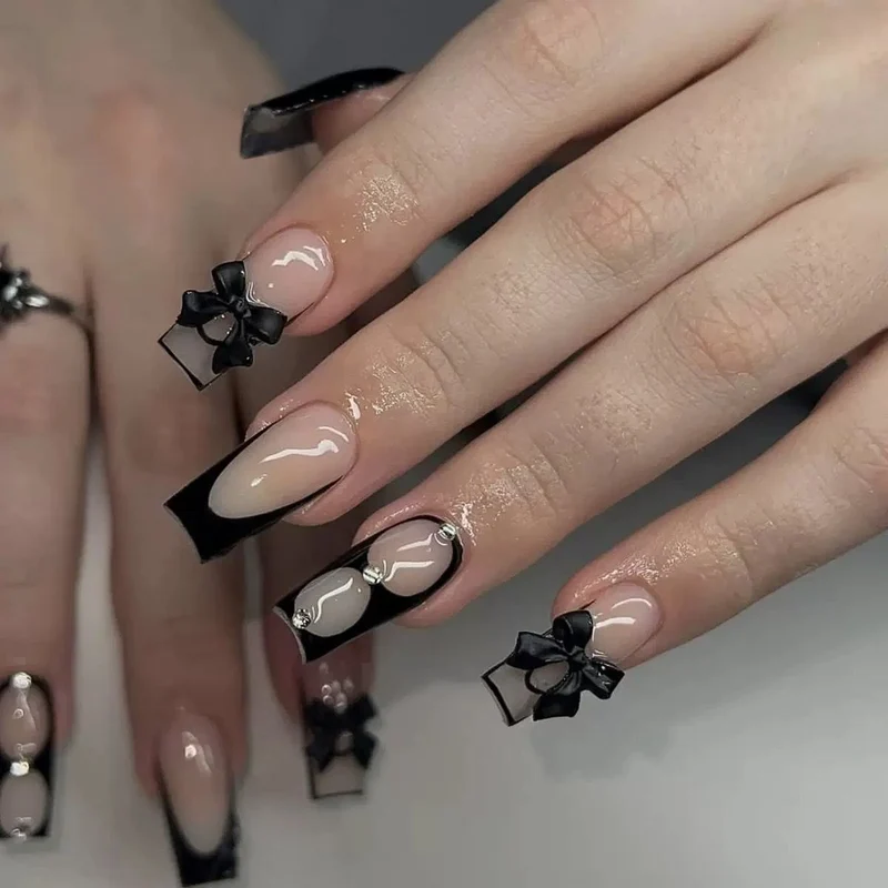 Luxurious 3D Glitter Nail Enhancements Stornfield
