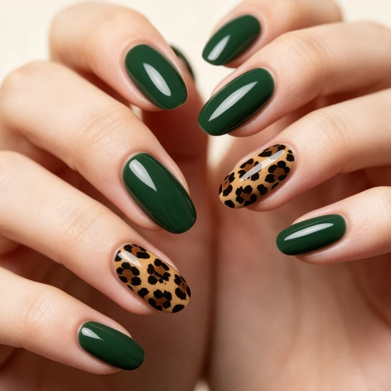 Luxe Leopard Print Nail Art Stornfield