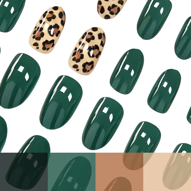 Luxe Leopard Print Nail Art Stornfield