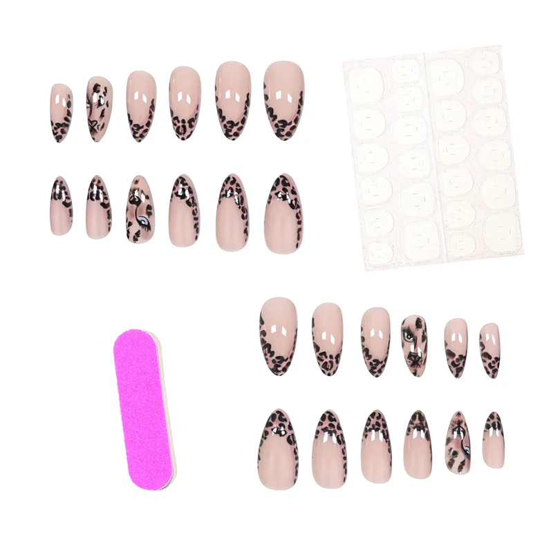 Leopard Print Stiletto Nail Art Stornfield