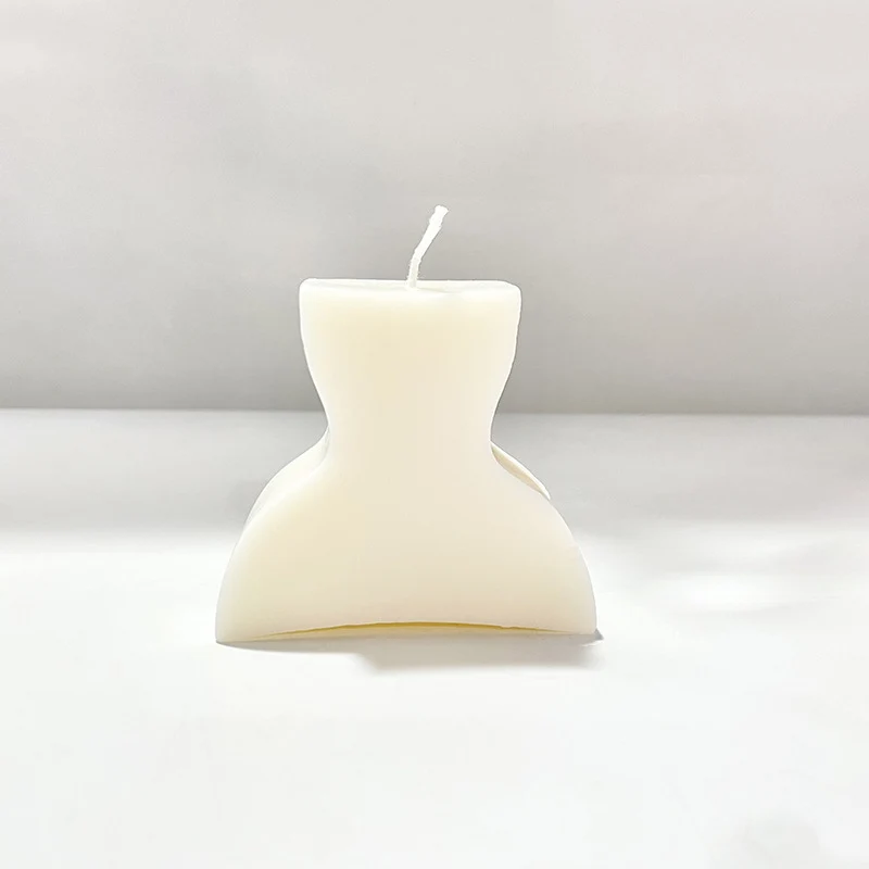 Minimalistische Bogen-Top Skulpturale Säul kerze