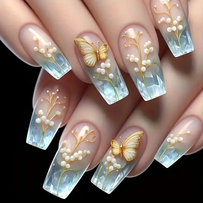 Iridescent Acrylic Nail Enhancements Stornfield