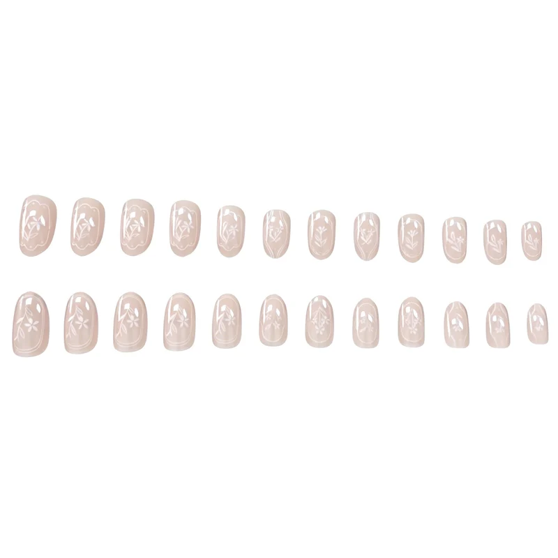Intricate Floral Nail Art Stornfield