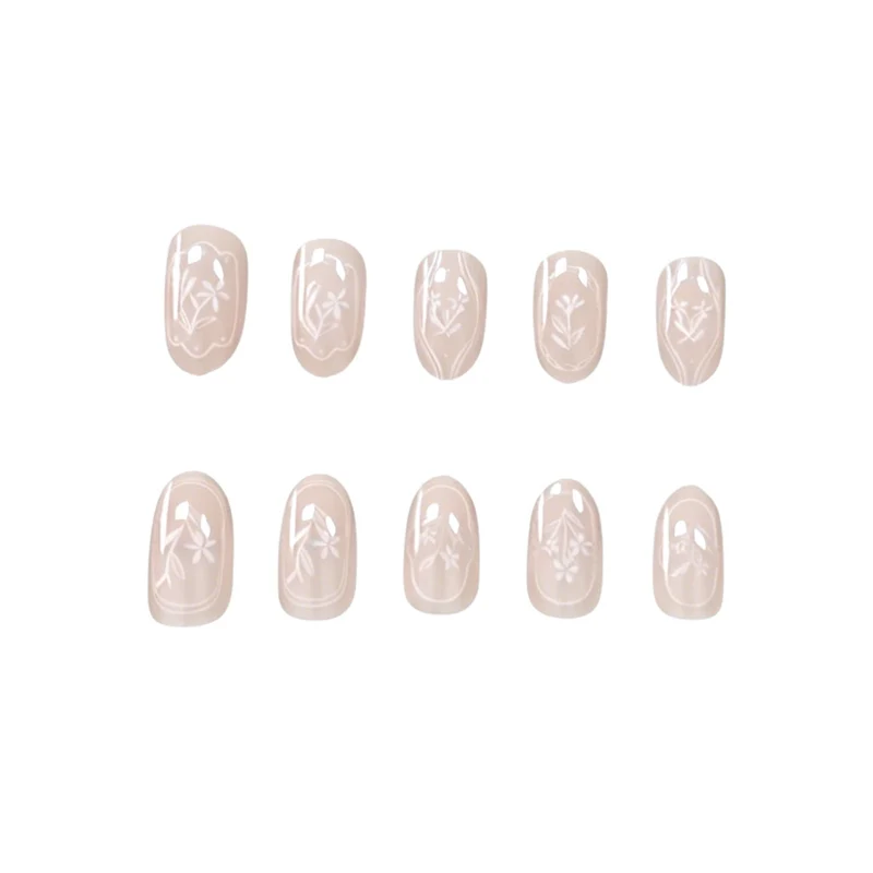 Intricate Floral Nail Art Stornfield
