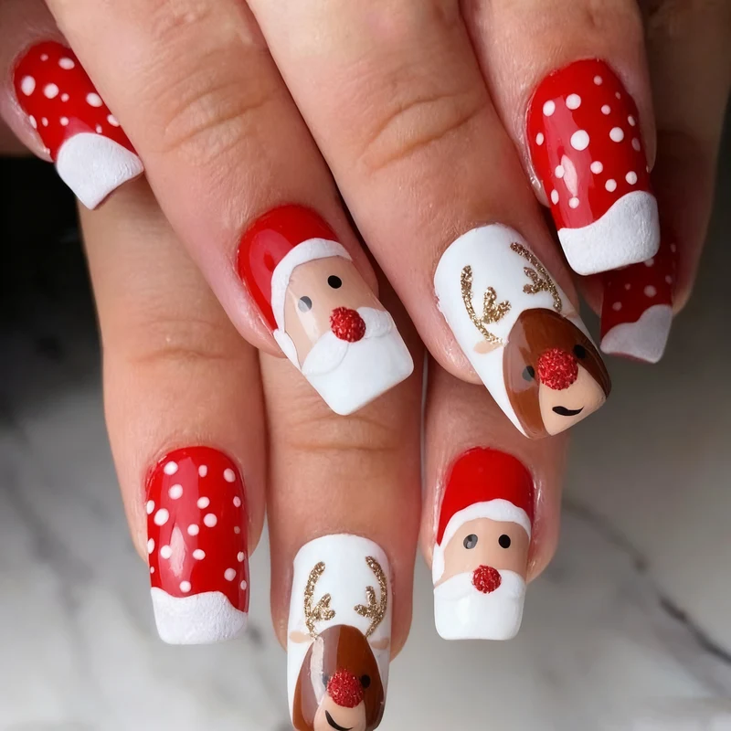 Holiday-Themed Gel Nail Art Set Stornfield