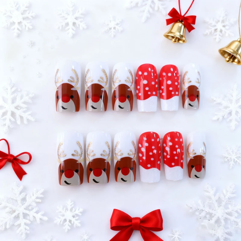 Holiday-Themed Gel Nail Art Set Stornfield