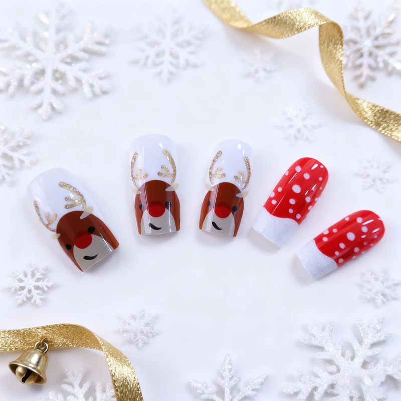 Holiday-Themed Gel Nail Art Set Stornfield