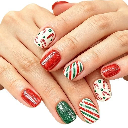 Holiday-Themed Creative Nail Art Set Stornfield