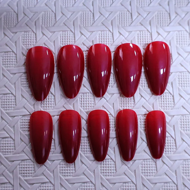 High-Gloss Stiletto Nail Enhancements Stornfield