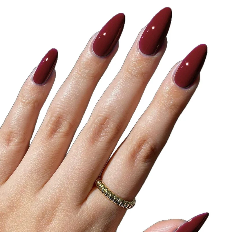 High-Gloss Stiletto Nail Enhancements Stornfield