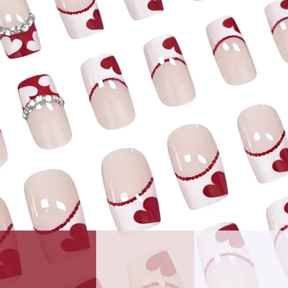 Heart-Themed Nail Art Set Stornfield