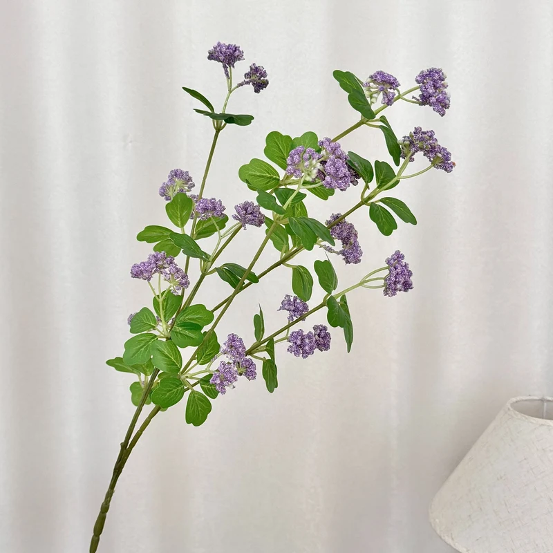 Künstlicher Blütenzweig mit lila Blüten Karnz