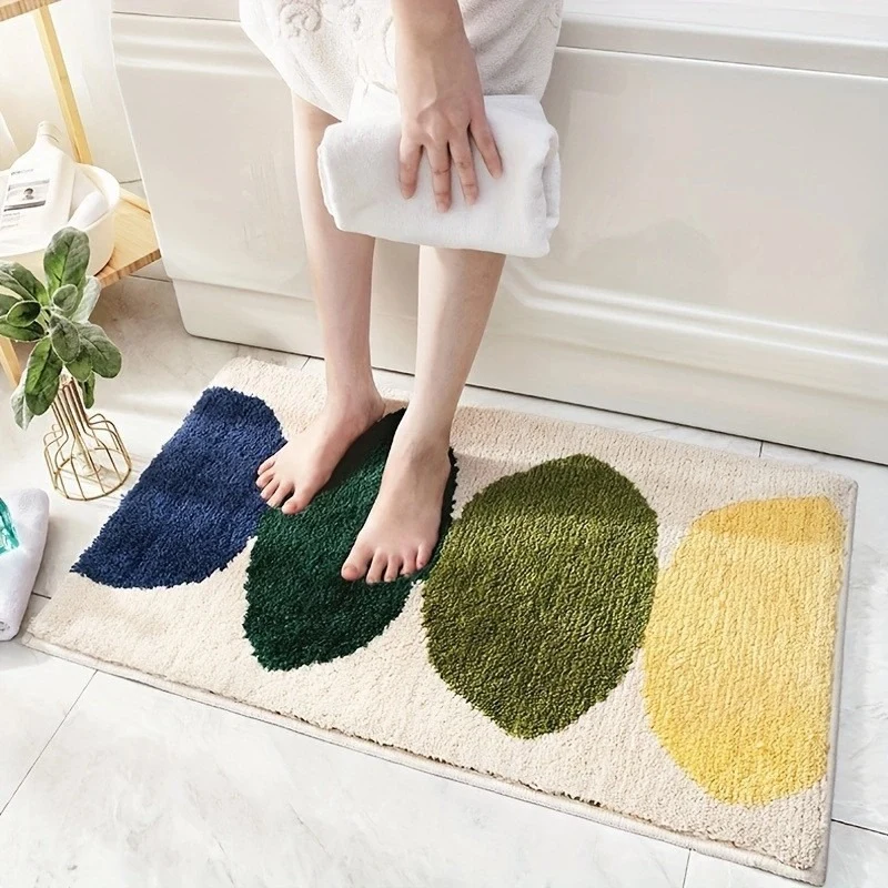 Cute Cat-Themed Bathroom Mat