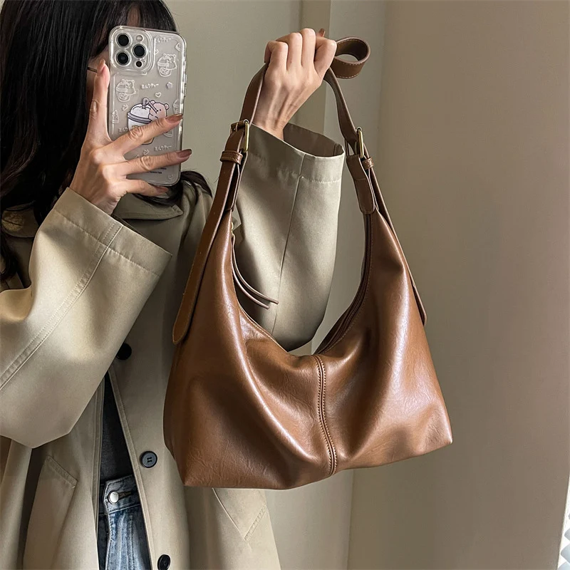 Soft Leather Shoulder Bag