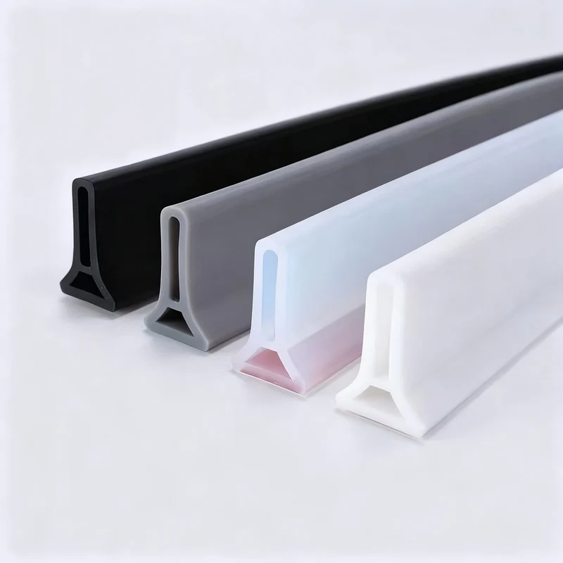Bathroom sealing strip, height 30 or 50 mm