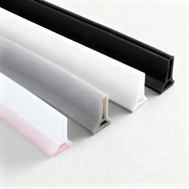 Bathroom sealing strip, height 30 or 50 mm