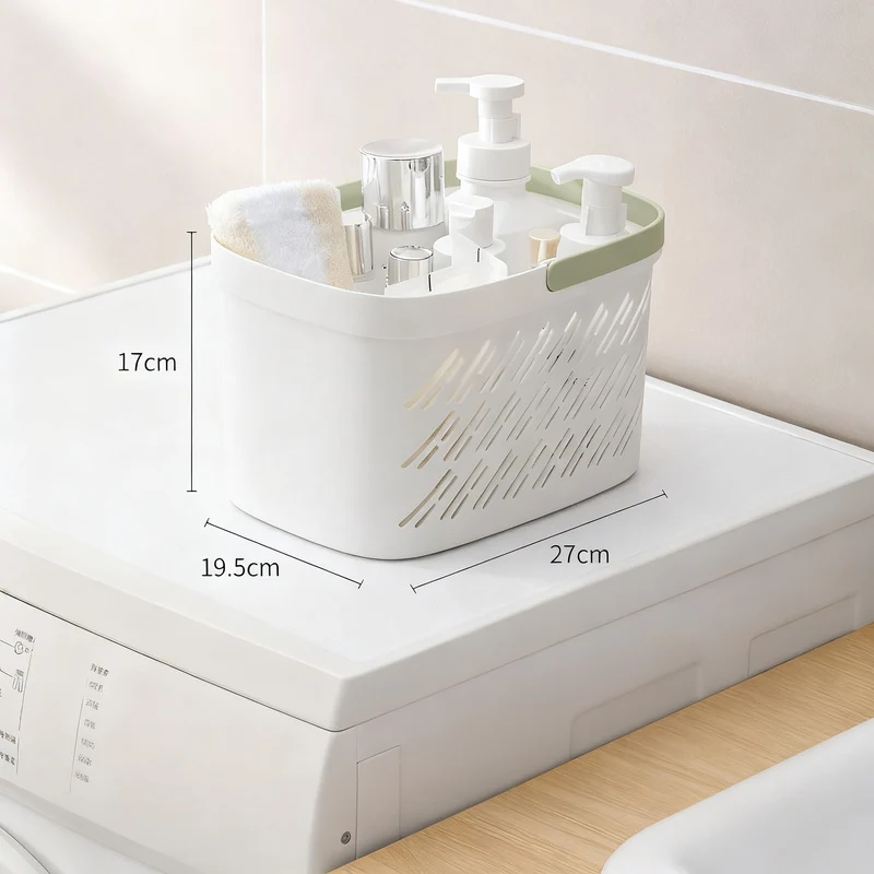 Bathroom storage basket made of PP