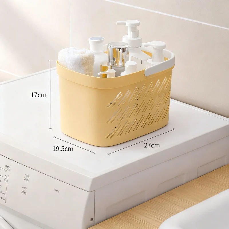 Bathroom storage basket made of PP