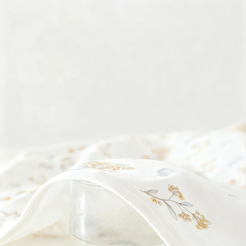 Baby changing cloth made of cotton, 90×90 cm