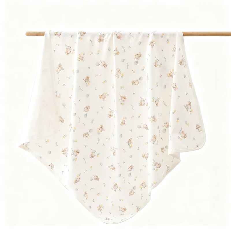 Baby changing cloth made of cotton, 90×90 cm