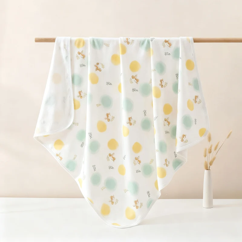 Baby changing cloth made of cotton, 90×90 cm