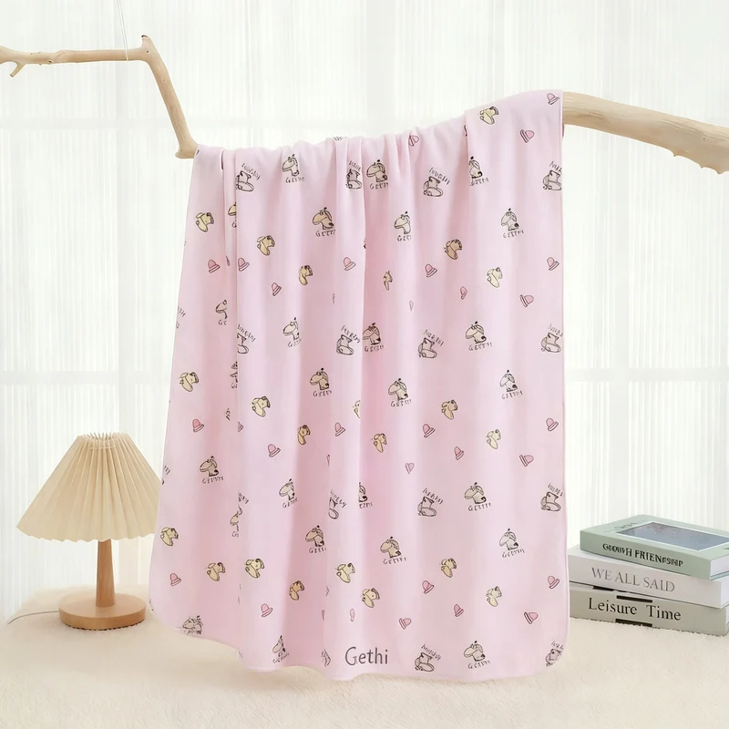 Baby changing cloth made of cotton, 90×90 cm