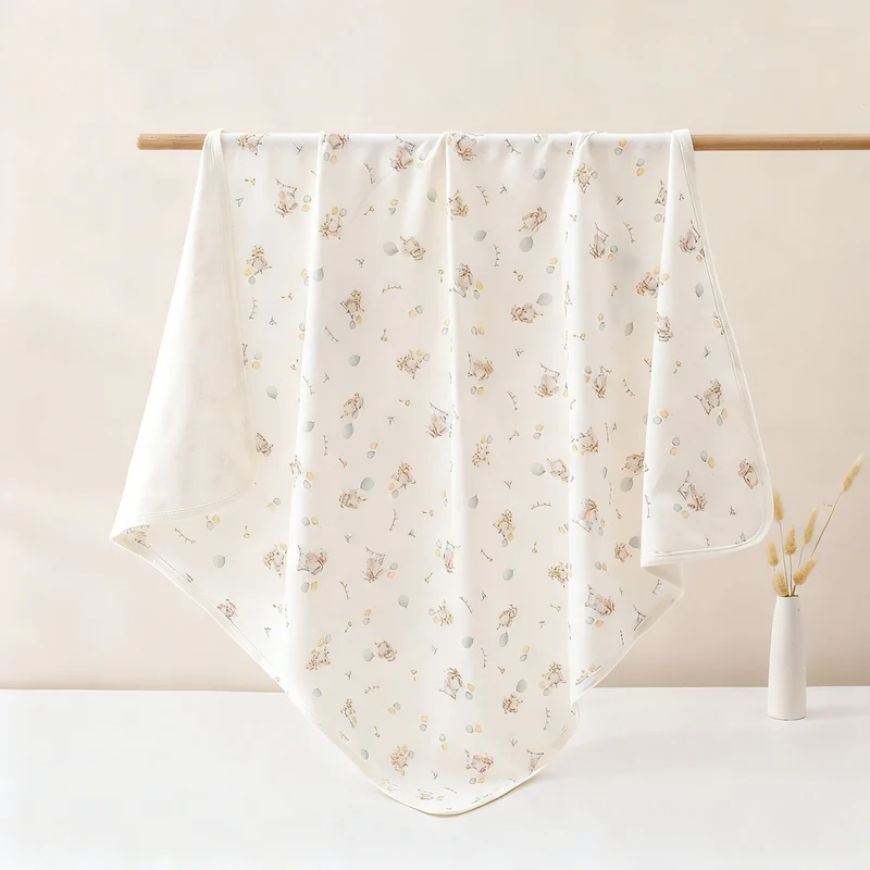 Baby changing cloth made of cotton, 90×90 cm