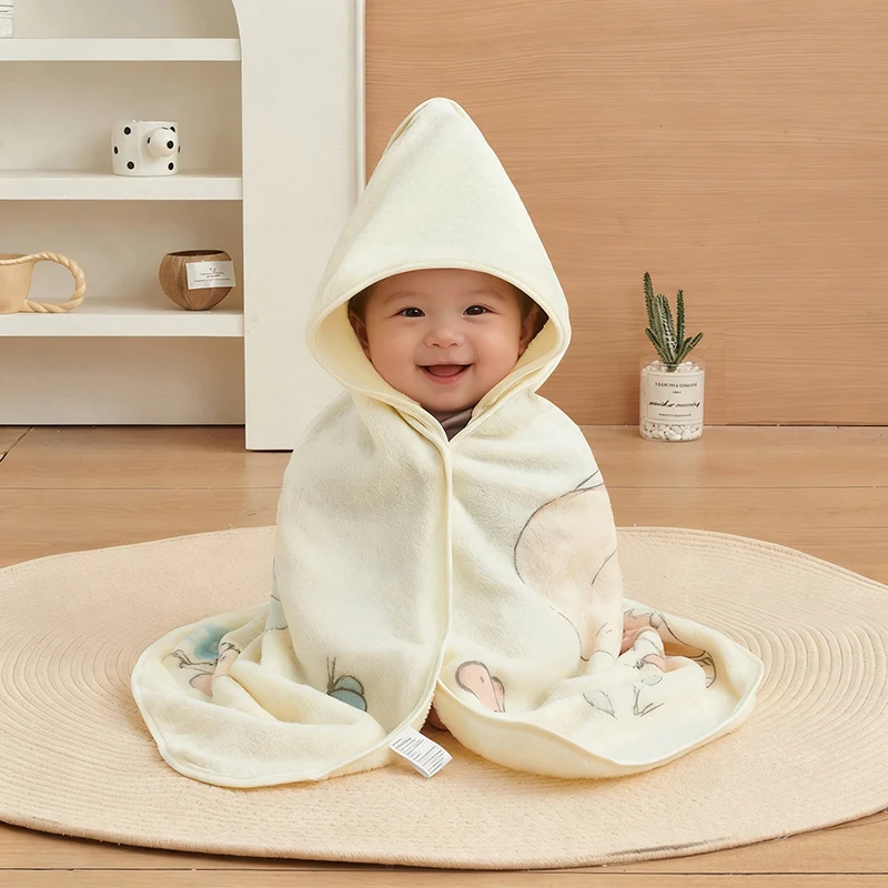 Baby blanket made of coral fleece, 80×80 cm