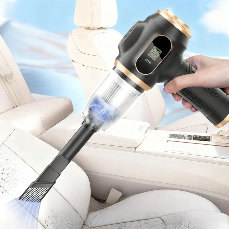 Portable car vacuum cleaner, cordless