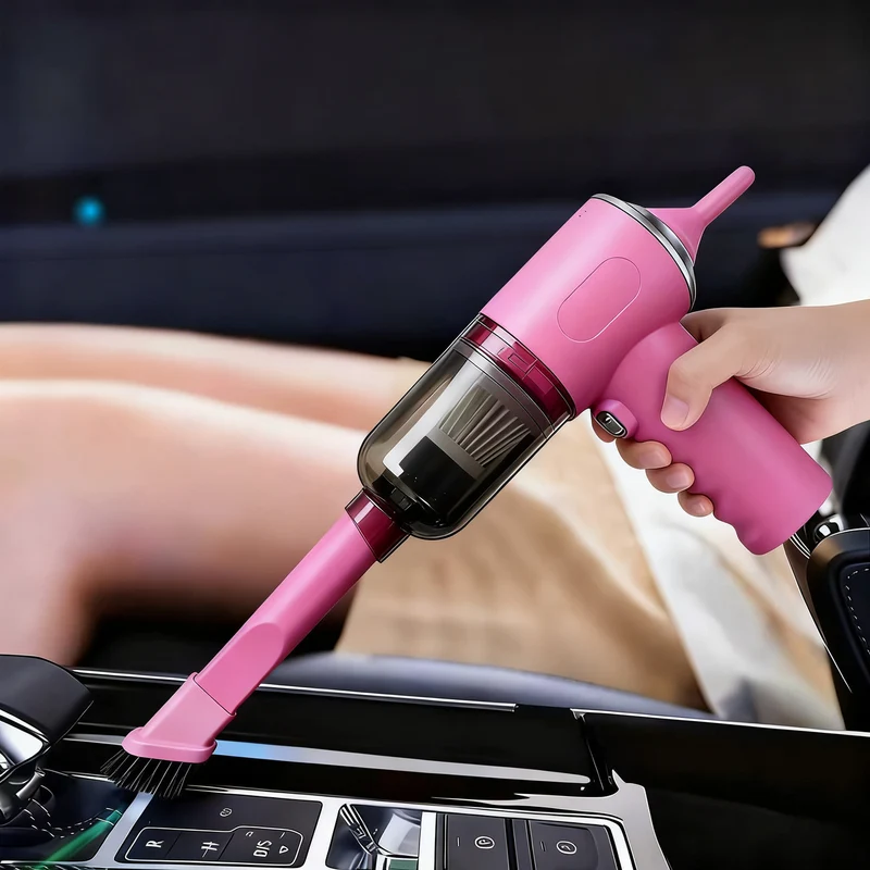 Portable car vacuum cleaner, cordless