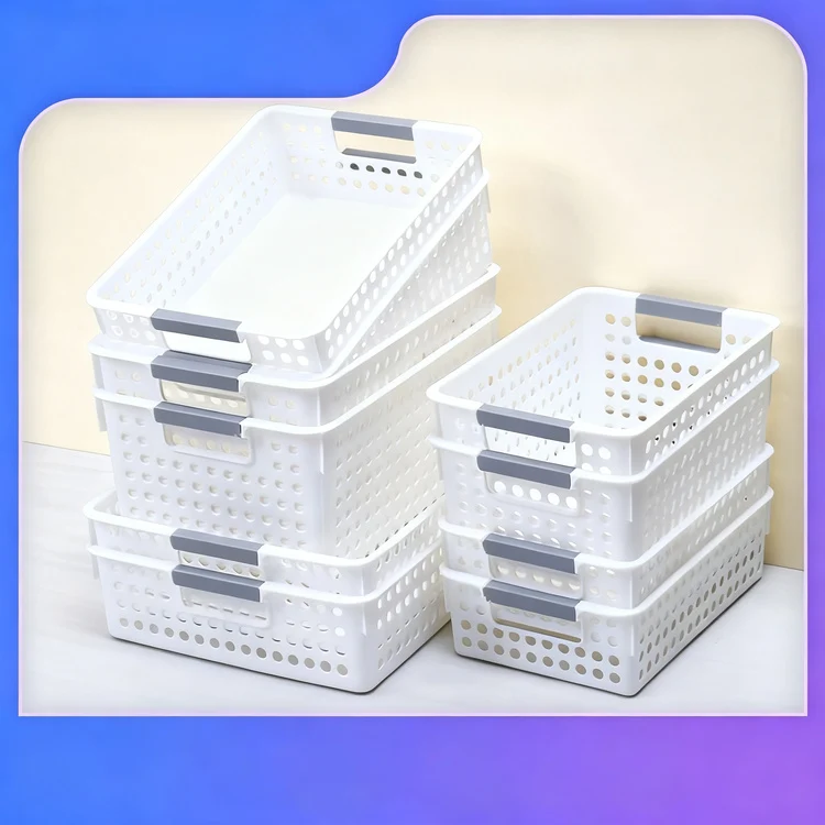 Storage basket plastic, various sizes
