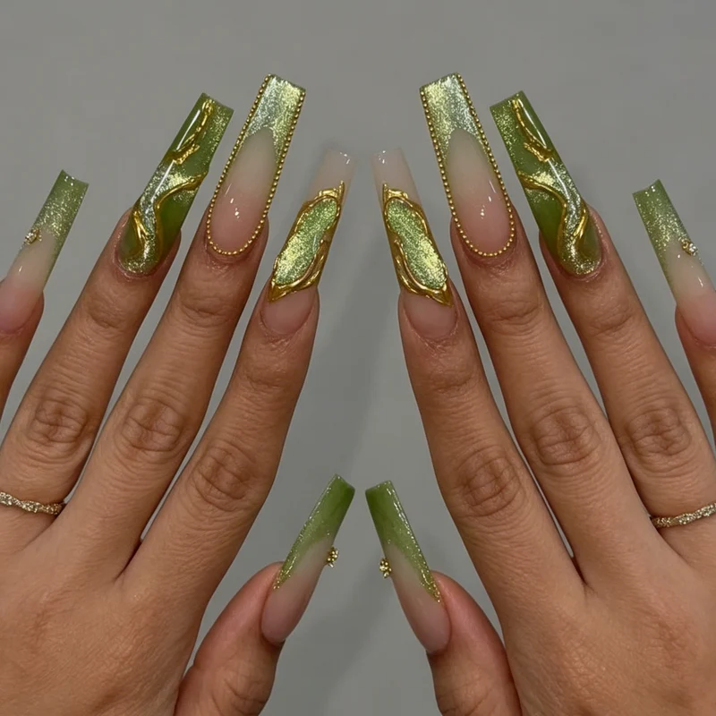 Artistic Acrylic Nail Design Stornfield
