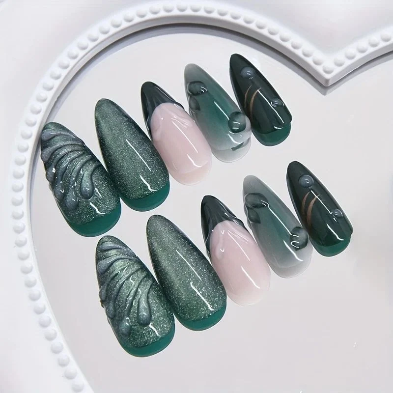 Artistic Acrylic Nail Art Enhancements Stornfield