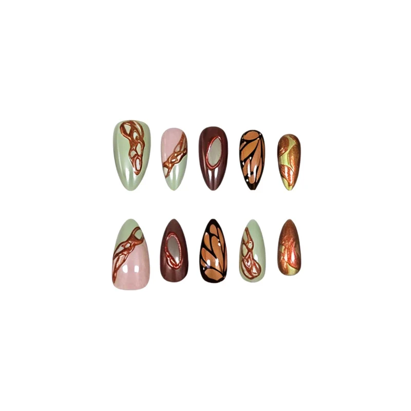 Artistic Abstract Nail Enhancements Stornfield