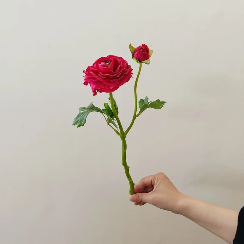 Premium Realistische Gartenrose Stiel
