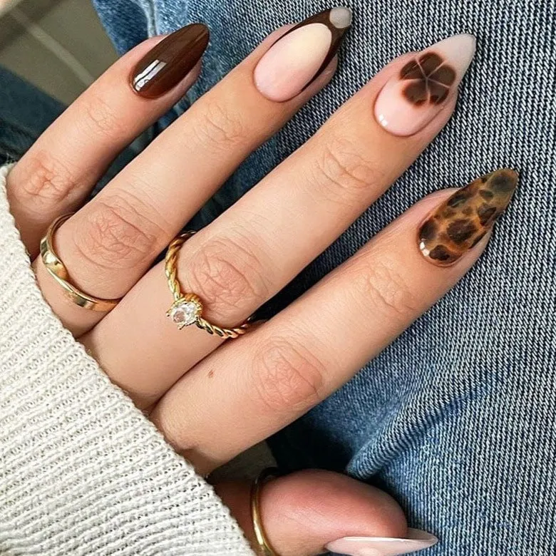 Artistic 3D Floral Nail Art Extensions Stornfield