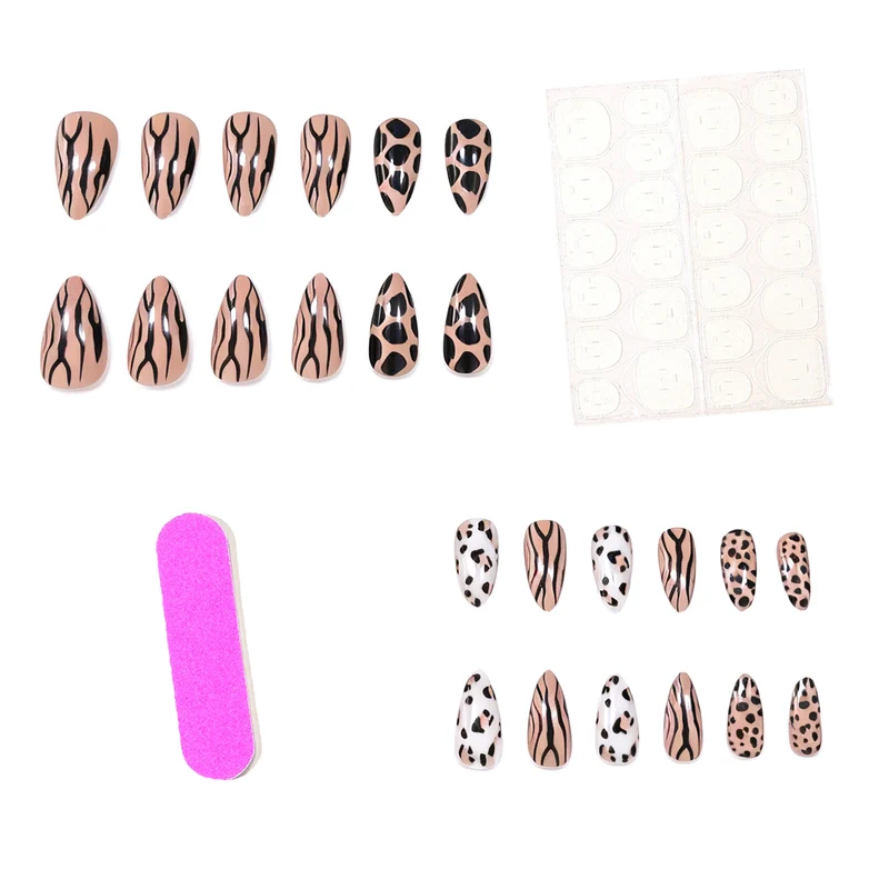 Animal Print Acrylic Nail Set Stornfield