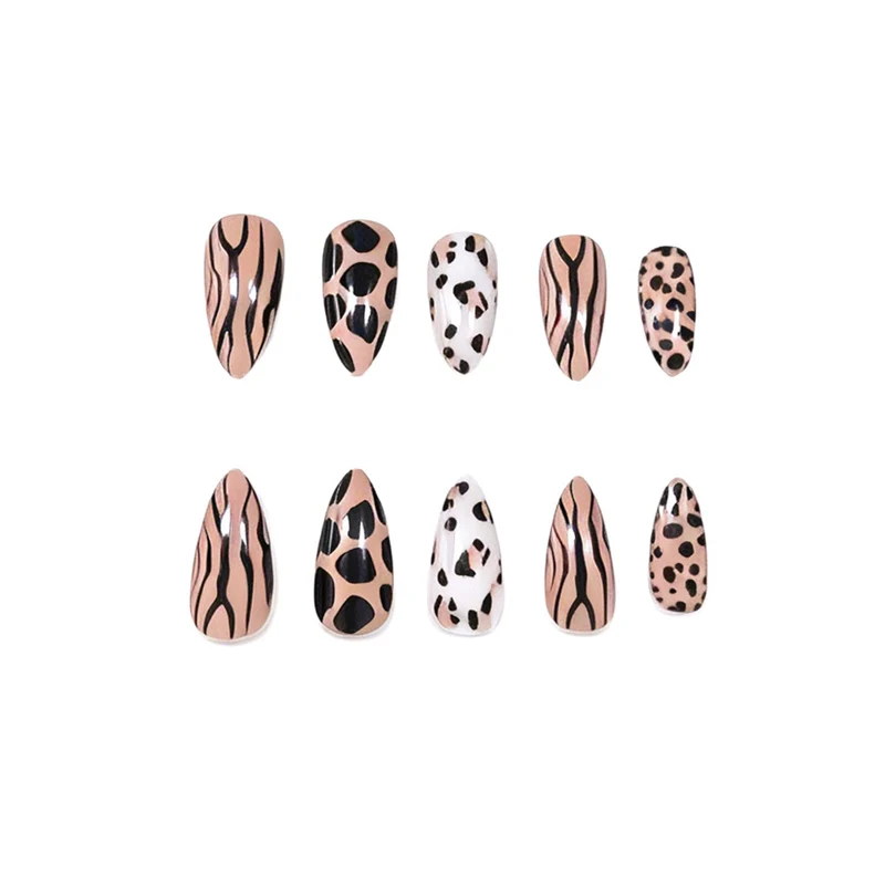 Animal Print Acrylic Nail Set Stornfield