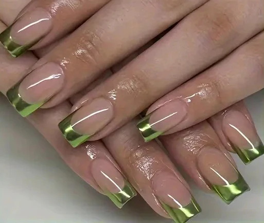 Acrylic Nail Enhancements with Elegant French Tips Stornfield